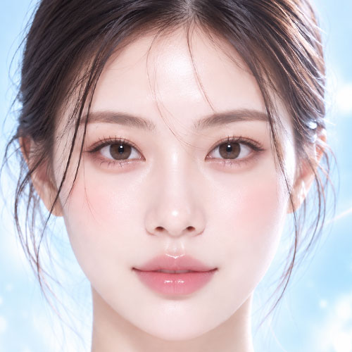 韓国 フルフェイスフィラー ハルクリニック モデルイメージ