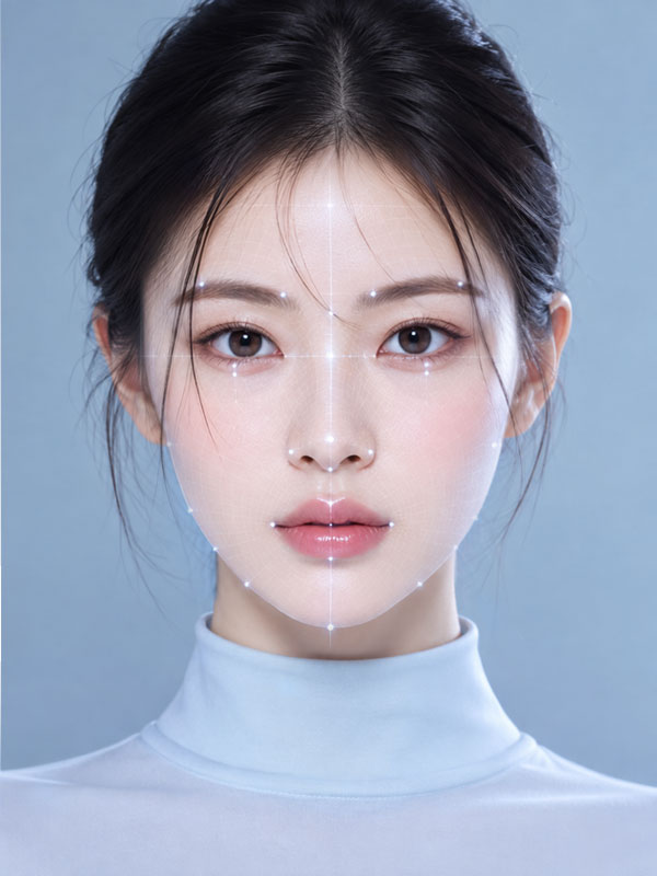 韓国 糸リフト ハルクリニック 顔精密分析システム